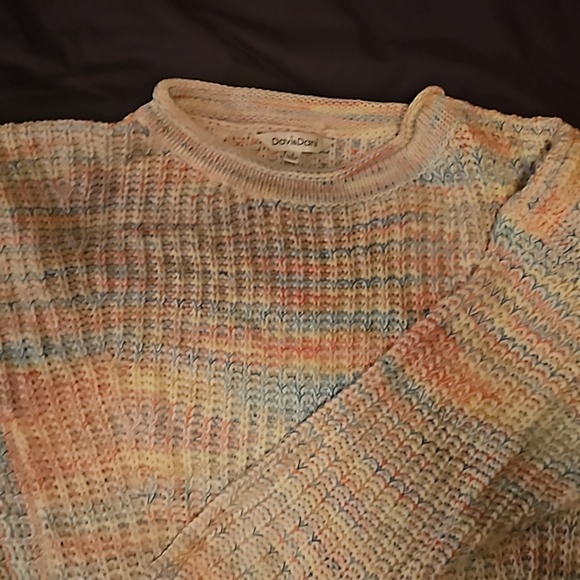 DAVI & DANI Sweaters - Davi&Dani Rainbow Thread sweater